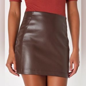 Leather Skirt